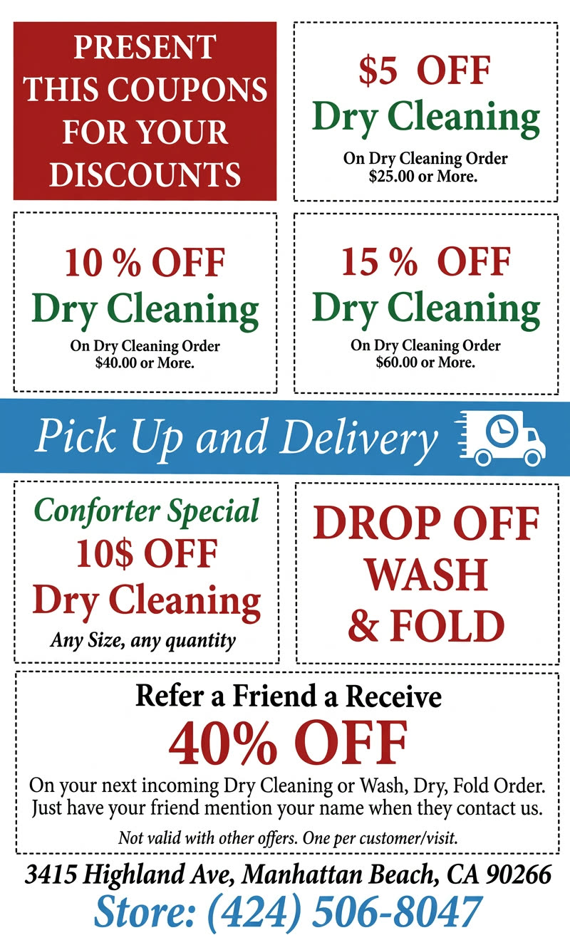 Hoja de cupones de Style Cleaners